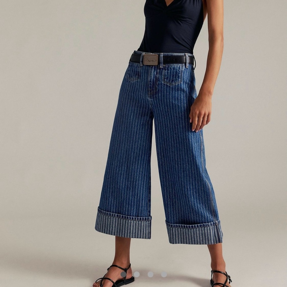 We The Free Brette Cropped Wide Leg Jeans